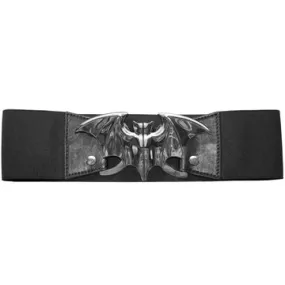 Silver Bat Elastic Waist Belt Silver Bat Elastic Waist Belt