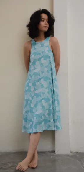 Spring Flowers Teal Swing Tank Dress, Small - SALE CLOTHING & KIDS Spring Flowers Teal Swing Tank Dress, Small - SALE CLOTHING & KIDS