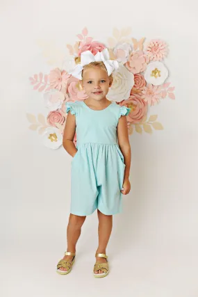 Swoon Baby Clothing Aqua Blue Pocket Jumper Swoon Baby Clothing Aqua Blue Pocket Jumper