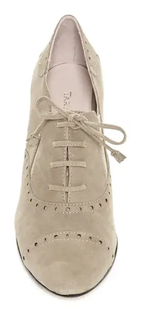 TARYN ROSE Women's •Katri• Lace-up Brogue Wedge