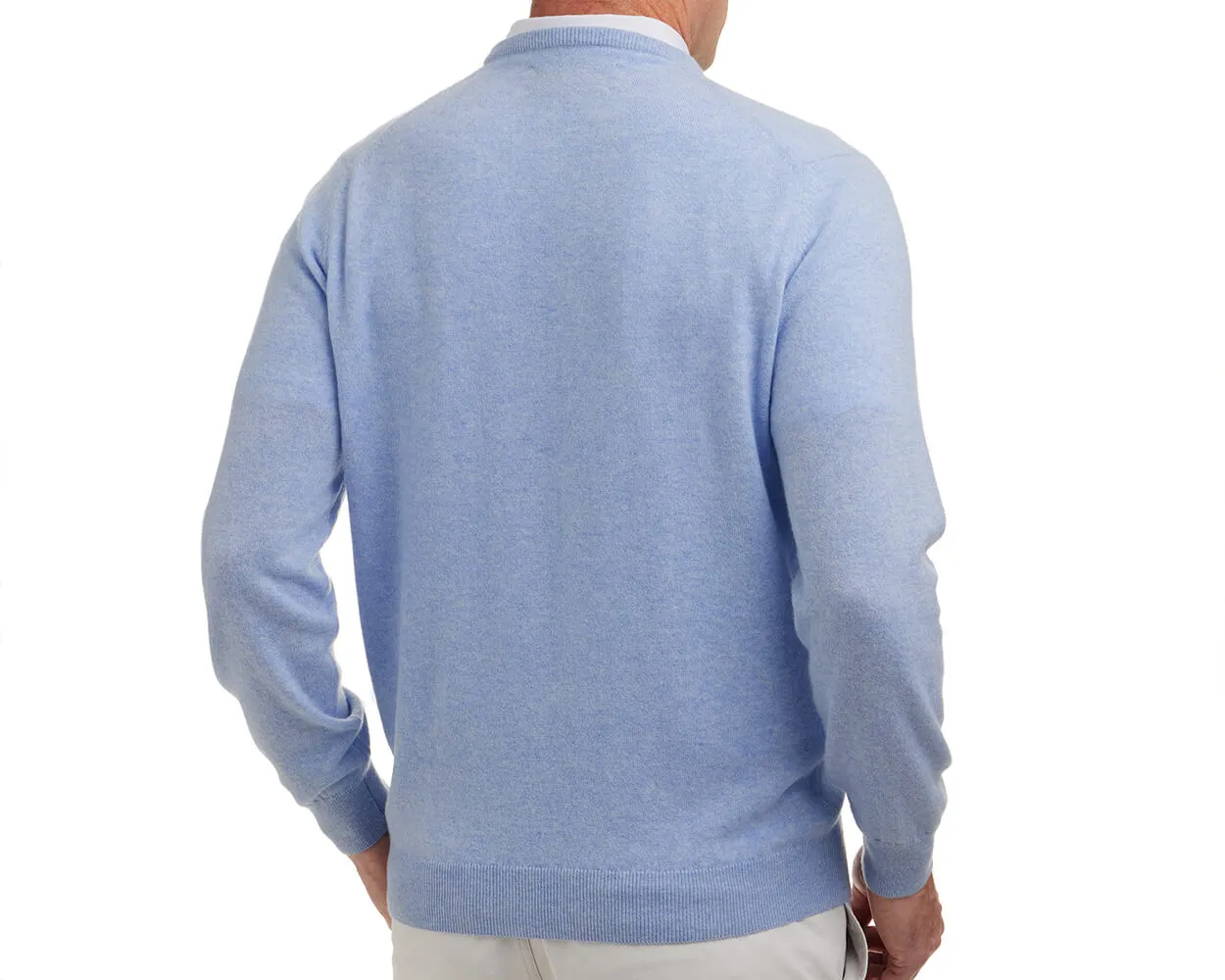 The Buckley Sweater: Heathered Windsor