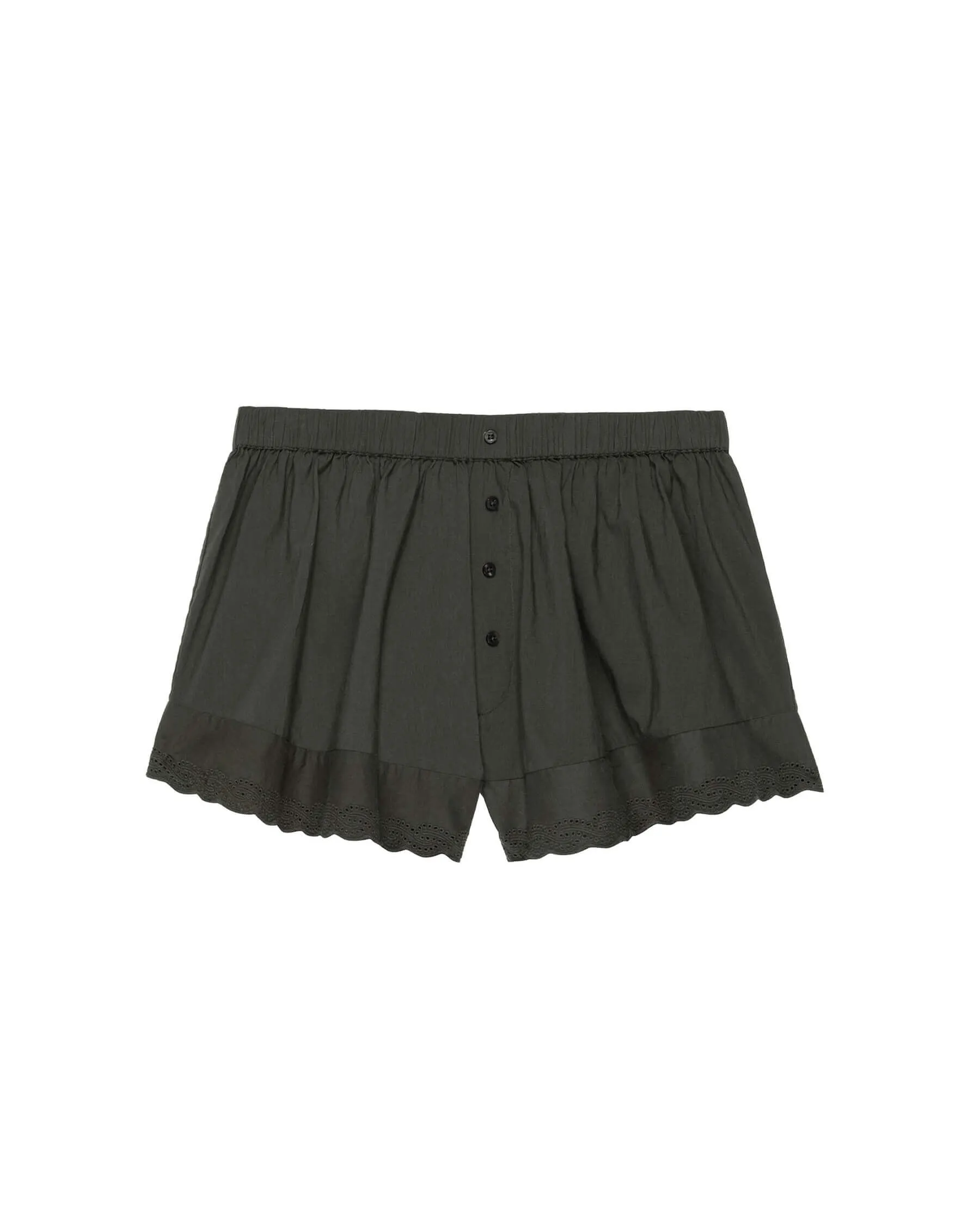 The Eyelet Tap Short. -- Black