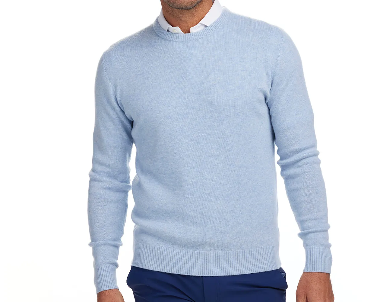 The Sargent Sweater: Heathered Windsor