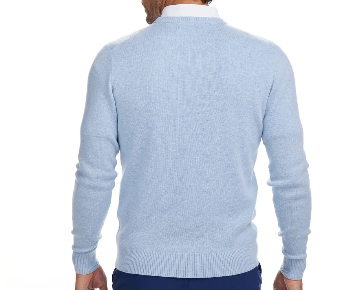 The Sargent Sweater: Heathered Windsor