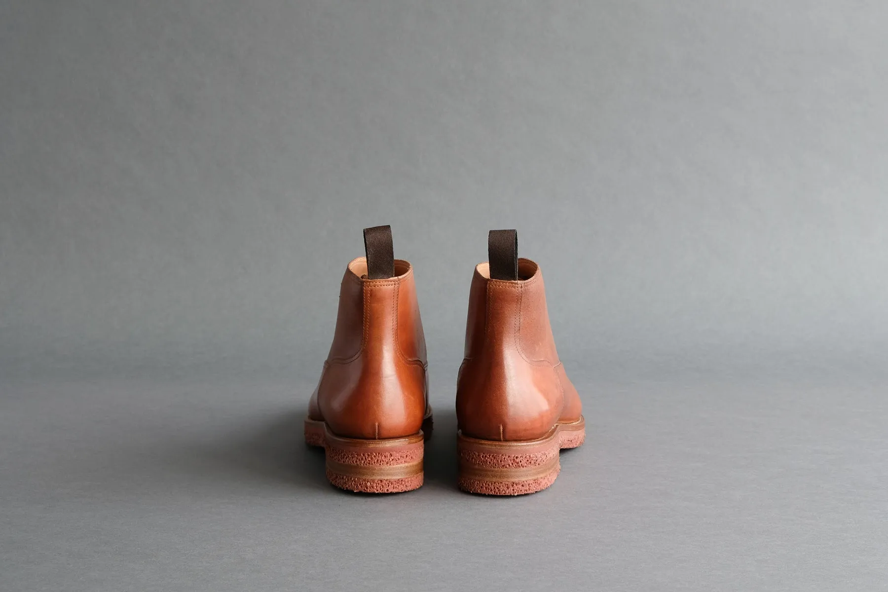 TwoOneSeven.Woodstock Derby Boots from Horsehide Rovescio