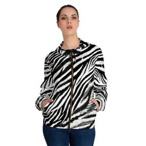 Vampire Art Grunge Zebra Women’s Full-Zip Hoodie Vampire Art Grunge Zebra Women’s Full-Zip Hoodie