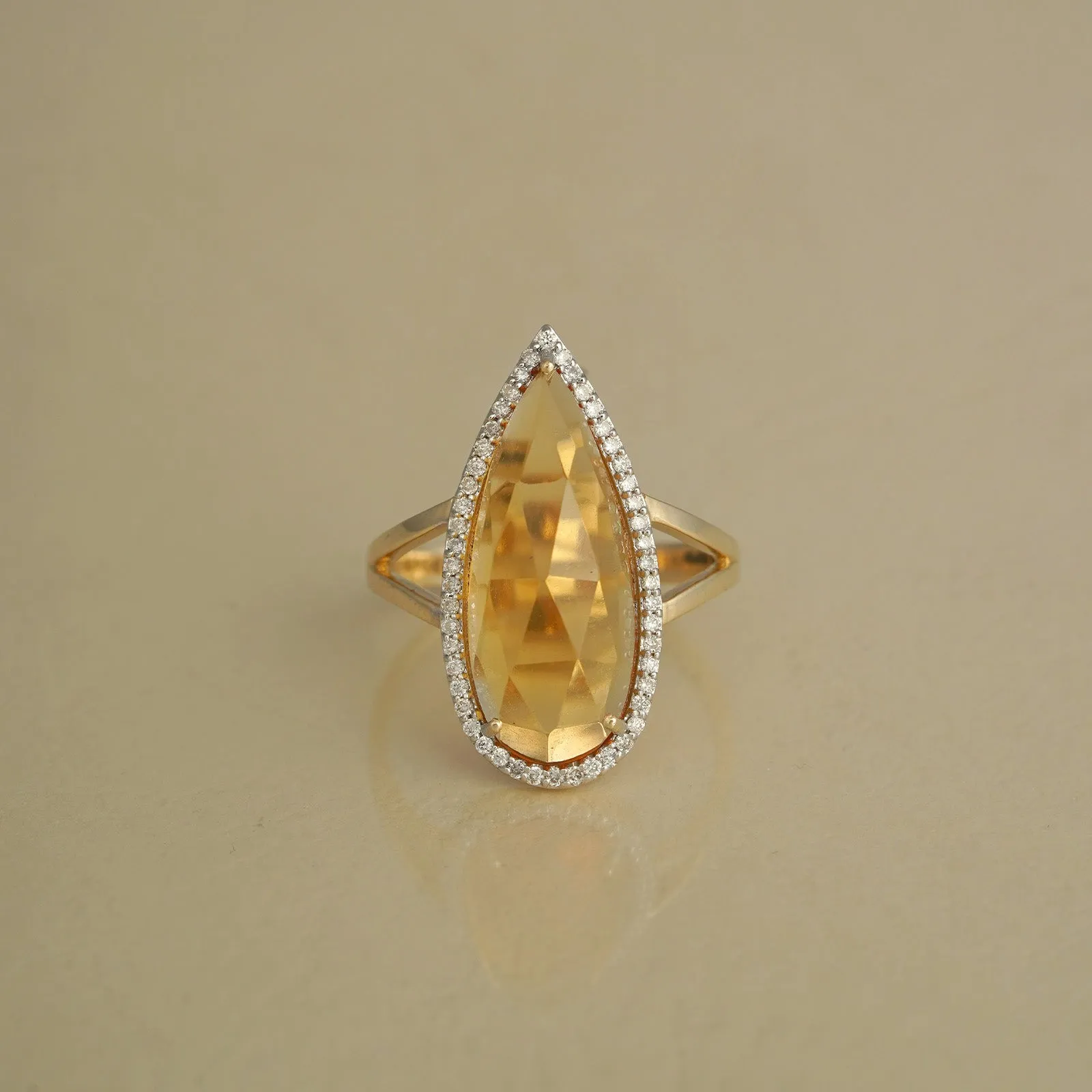 Venus Citrine Ring