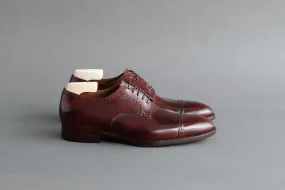 ZeroFiveThree.Oxblood Toe-Cap Derby Shoes from Bavarian Calf ZeroFiveThree.Oxblood Toe-Cap Derby Shoes from Bavarian Calf